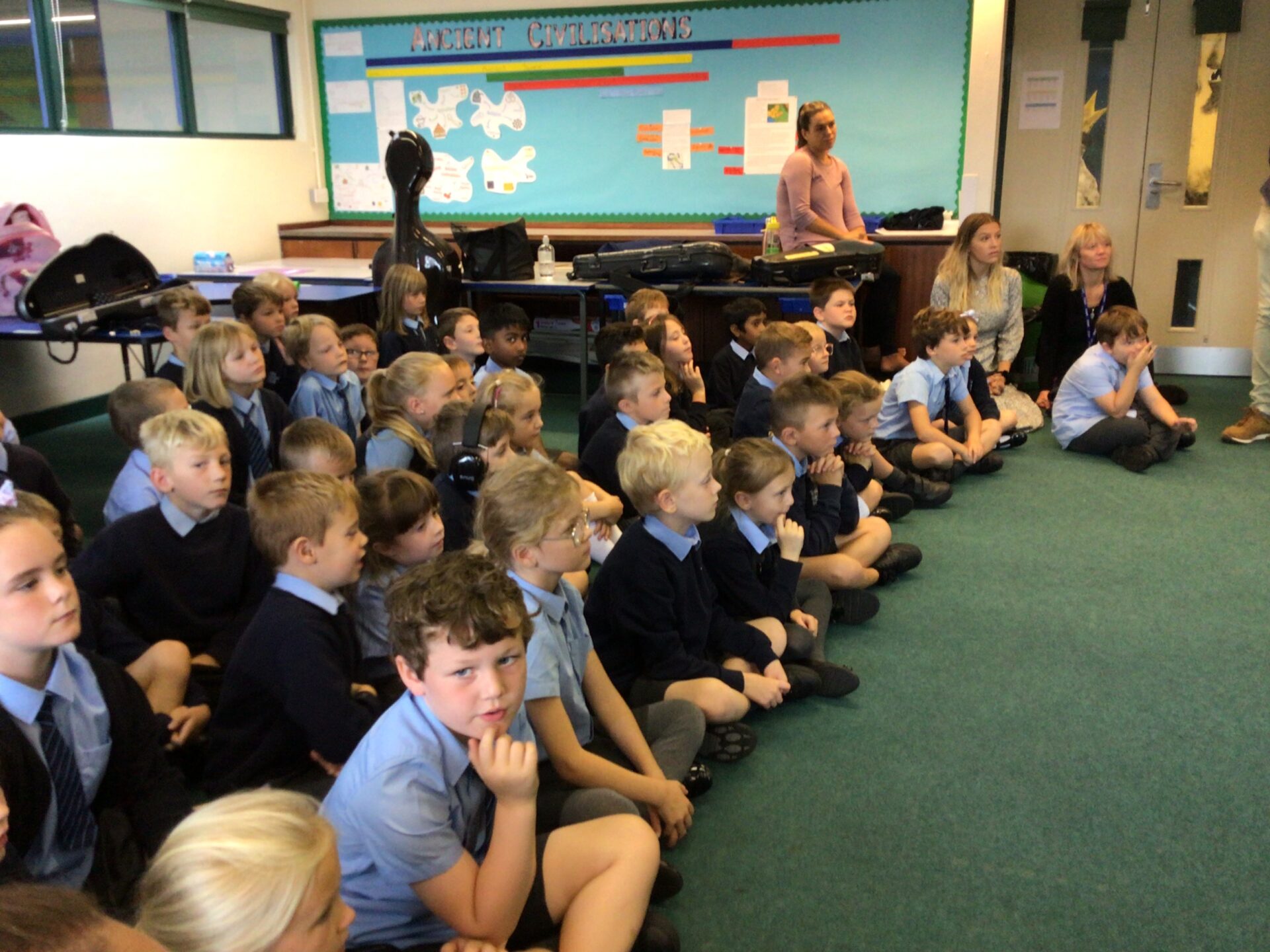 String Quartet visits TMS - Threemilestone Primary School